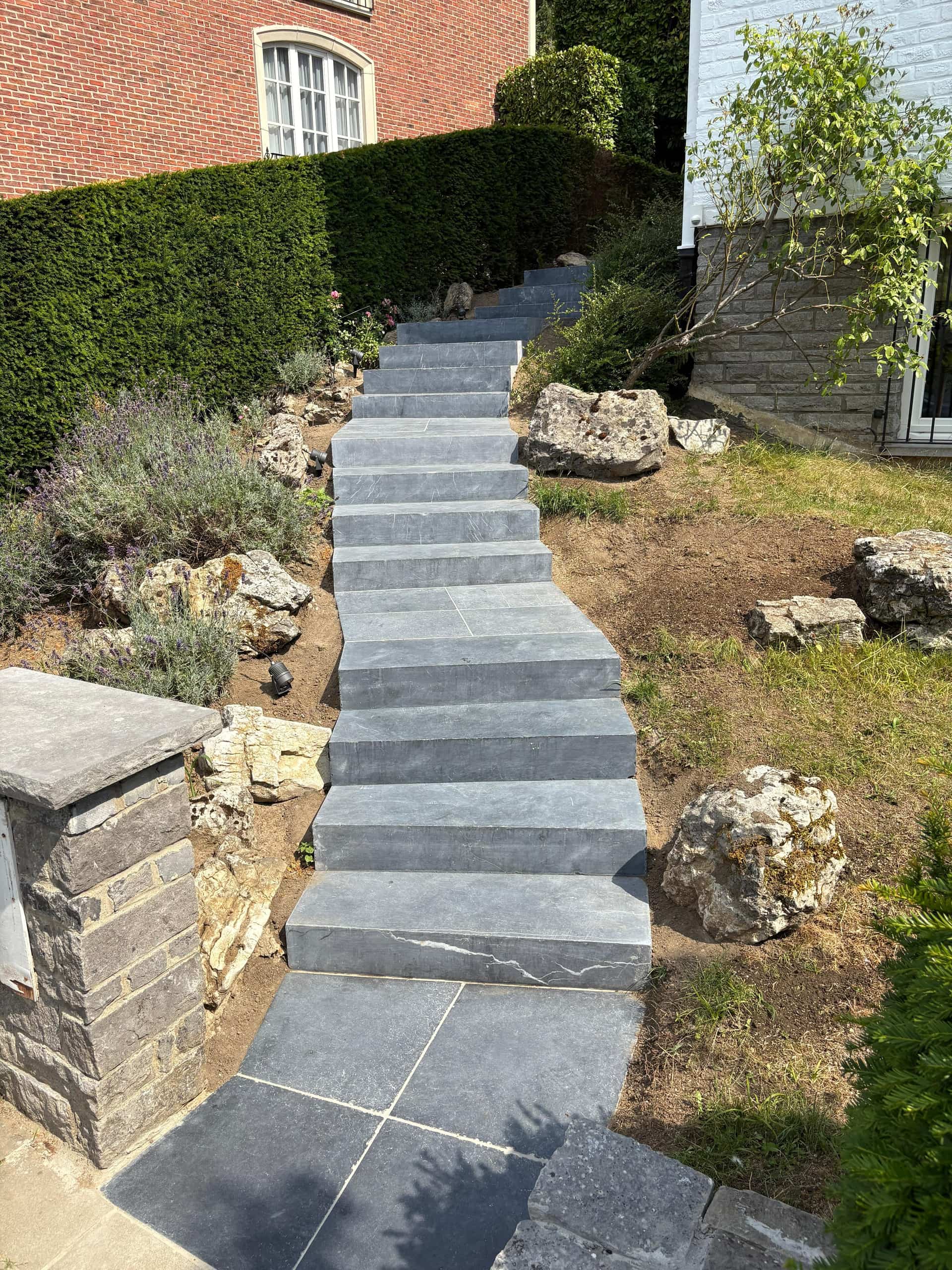 Réalisation jardin Renoday en Brabant wallon